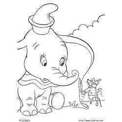 Página para colorir: Dumbo (Filmes animados) #170603 - Páginas para Colorir Imprimíveis Gratuitamente