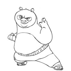 Página para colorir: kung fu panda (Filmes animados) #73331 - Páginas para Colorir Imprimíveis Gratuitamente