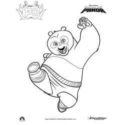 Página para colorir: kung fu panda (Filmes animados) #73338 - Páginas para Colorir Imprimíveis Gratuitamente