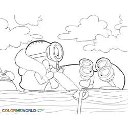 Página para colorir: lacaios (Filmes animados) #72256 - Páginas para Colorir Imprimíveis Gratuitamente