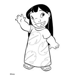 Página para colorir: Lilo & Stitch (Filmes animados) #44891 - Páginas para Colorir Imprimíveis Gratuitamente