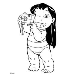 Página para colorir: Lilo & Stitch (Filmes animados) #44899 - Páginas para Colorir Imprimíveis Gratuitamente
