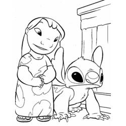 Página para colorir: Lilo & Stitch (Filmes animados) #44917 - Páginas para Colorir Imprimíveis Gratuitamente