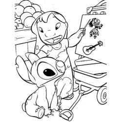 Página para colorir: Lilo & Stitch (Filmes animados) #44932 - Páginas para Colorir Imprimíveis Gratuitamente