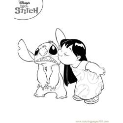 Página para colorir: Lilo & Stitch (Filmes animados) #44990 - Páginas para Colorir Imprimíveis Gratuitamente