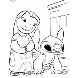Página para colorir: Lilo & Stitch (Filmes animados) #45013 - Páginas para Colorir Imprimíveis Gratuitamente