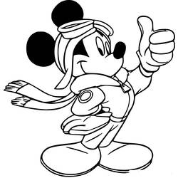 Página para colorir: Mickey (Filmes animados) #170087 - Páginas para Colorir Imprimíveis Gratuitamente