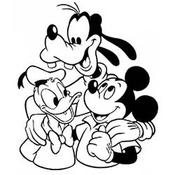 Página para colorir: Mickey (Filmes animados) #170116 - Páginas para Colorir Imprimíveis Gratuitamente