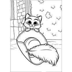 Página para colorir: O Gato de Botas (Filmes animados) #170639 - Páginas para Colorir Imprimíveis Gratuitamente