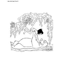 Página para colorir: O livro da Selva (Filmes animados) #130112 - Páginas para Colorir Imprimíveis Gratuitamente