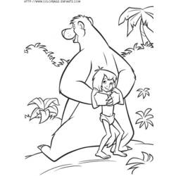 Página para colorir: O livro da Selva (Filmes animados) #130151 - Páginas para Colorir Imprimíveis Gratuitamente