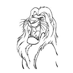 Página para colorir: O Rei Leão (Filmes animados) #73619 - Páginas para Colorir Imprimíveis Gratuitamente