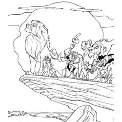 Página para colorir: O Rei Leão (Filmes animados) #73625 - Páginas para Colorir Imprimíveis Gratuitamente