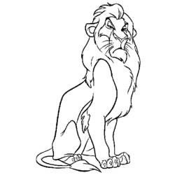 Página para colorir: O Rei Leão (Filmes animados) #73630 - Páginas para Colorir Imprimíveis Gratuitamente