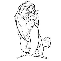 Página para colorir: O Rei Leão (Filmes animados) #73716 - Páginas para Colorir Imprimíveis Gratuitamente