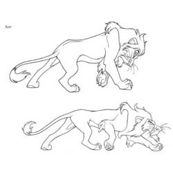Página para colorir: O Rei Leão (Filmes animados) #73739 - Páginas para Colorir Imprimíveis Gratuitamente
