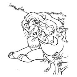Página para colorir: O Rei Leão (Filmes animados) #73757 - Páginas para Colorir Imprimíveis Gratuitamente