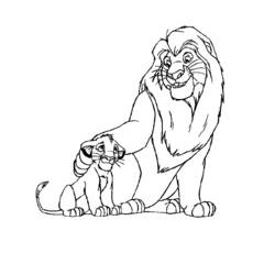 Página para colorir: O Rei Leão (Filmes animados) #73902 - Páginas para Colorir Imprimíveis Gratuitamente