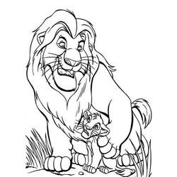 Página para colorir: O Rei Leão (Filmes animados) #73958 - Páginas para Colorir Imprimíveis Gratuitamente