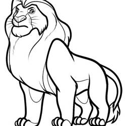 Página para colorir: O Rei Leão (Filmes animados) #74007 - Páginas para Colorir Imprimíveis Gratuitamente