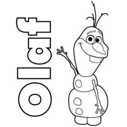 Página para colorir: Olaf (Filmes animados) #170220 - Páginas para Colorir Imprimíveis Gratuitamente