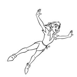 Página para colorir: Peter Pan (Filmes animados) #128824 - Páginas para colorir imprimíveis