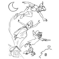 Página para colorir: Peter Pan (Filmes animados) #128825 - Páginas para colorir imprimíveis