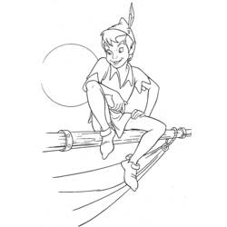 Página para colorir: Peter Pan (Filmes animados) #129024 - Páginas para colorir imprimíveis