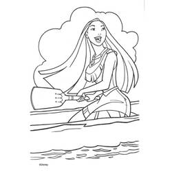 Página para colorir: Pocahontas (Filmes animados) #131360 - Páginas para Colorir Imprimíveis Gratuitamente