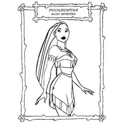 Página para colorir: Pocahontas (Filmes animados) #131362 - Páginas para Colorir Imprimíveis Gratuitamente