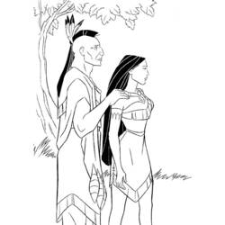 Página para colorir: Pocahontas (Filmes animados) #131365 - Páginas para Colorir Imprimíveis Gratuitamente