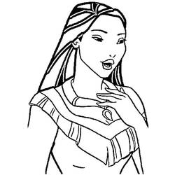 Página para colorir: Pocahontas (Filmes animados) #131382 - Páginas para Colorir Imprimíveis Gratuitamente