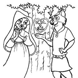 Página para colorir: Robin Hood (Filmes animados) #132985 - Páginas para Colorir Imprimíveis Gratuitamente