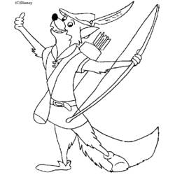 Página para colorir: Robin Hood (Filmes animados) #132986 - Páginas para Colorir Imprimíveis Gratuitamente