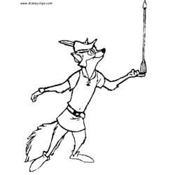 Página para colorir: Robin Hood (Filmes animados) #133077 - Páginas para Colorir Imprimíveis Gratuitamente