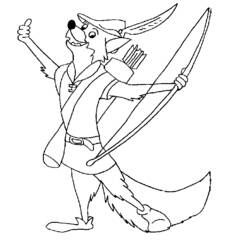 Página para colorir: Robin Hood (Filmes animados) #133101 - Páginas para Colorir Imprimíveis Gratuitamente