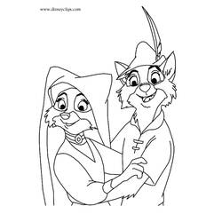 Página para colorir: Robin Hood (Filmes animados) #133102 - Páginas para Colorir Imprimíveis Gratuitamente