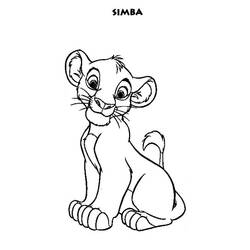 Página para colorir: simba (Filmes animados) #169997 - Páginas para Colorir Imprimíveis Gratuitamente