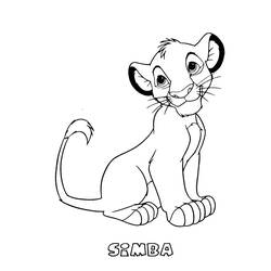 Página para colorir: simba (Filmes animados) #170005 - Páginas para Colorir Imprimíveis Gratuitamente