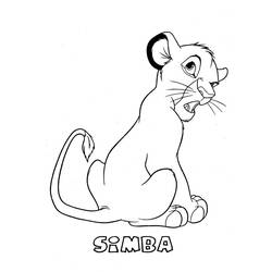 Página para colorir: simba (Filmes animados) #170027 - Páginas para Colorir Imprimíveis Gratuitamente