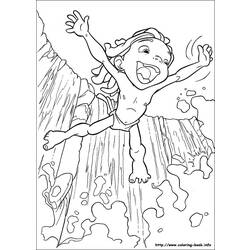 Página para colorir: Tarzan (Filmes animados) #131099 - Páginas para Colorir Imprimíveis Gratuitamente