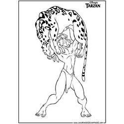 Página para colorir: Tarzan (Filmes animados) #131102 - Páginas para Colorir Imprimíveis Gratuitamente