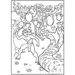 Página para colorir: Tarzan (Filmes animados) #131107 - Páginas para Colorir Imprimíveis Gratuitamente