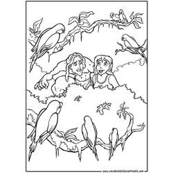 Página para colorir: Tarzan (Filmes animados) #131111 - Páginas para Colorir Imprimíveis Gratuitamente