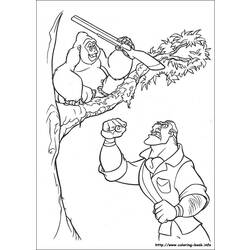 Página para colorir: Tarzan (Filmes animados) #131119 - Páginas para Colorir Imprimíveis Gratuitamente