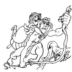 Página para colorir: Tarzan (Filmes animados) #131170 - Páginas para Colorir Imprimíveis Gratuitamente