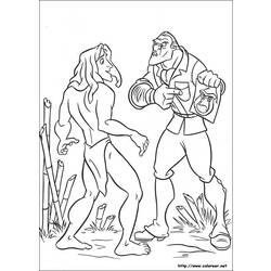 Página para colorir: Tarzan (Filmes animados) #131189 - Páginas para Colorir Imprimíveis Gratuitamente
