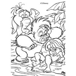 Página para colorir: Tarzan (Filmes animados) #131196 - Páginas para Colorir Imprimíveis Gratuitamente