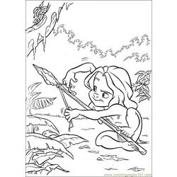 Página para colorir: Tarzan (Filmes animados) #131227 - Páginas para Colorir Imprimíveis Gratuitamente