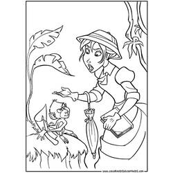 Página para colorir: Tarzan (Filmes animados) #131288 - Páginas para Colorir Imprimíveis Gratuitamente